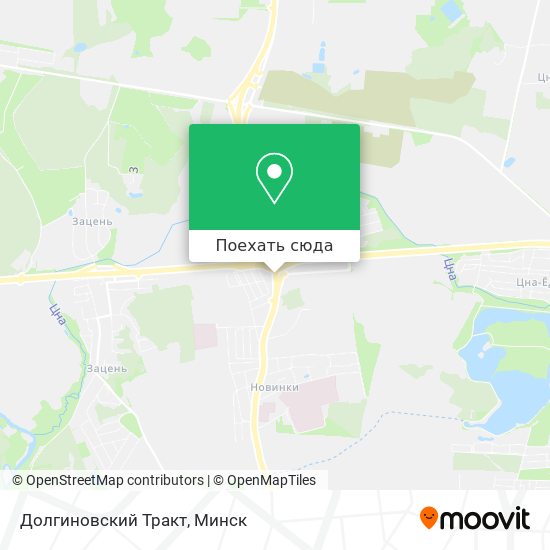 Карта Долгиновский Тракт