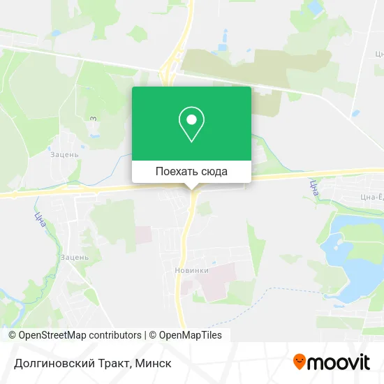 Карта Долгиновский Тракт