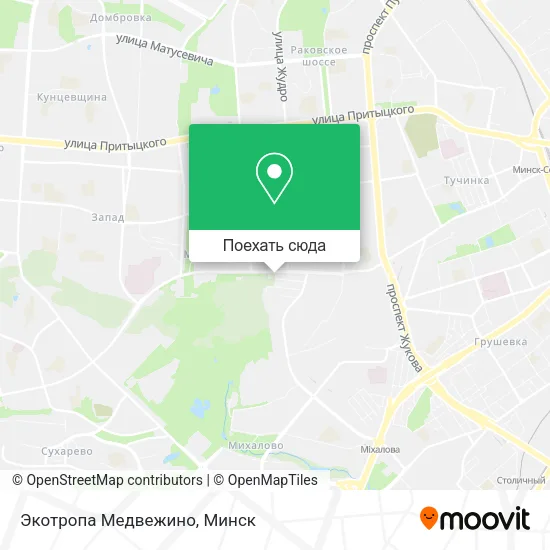 Карта Экотропа Медвежино