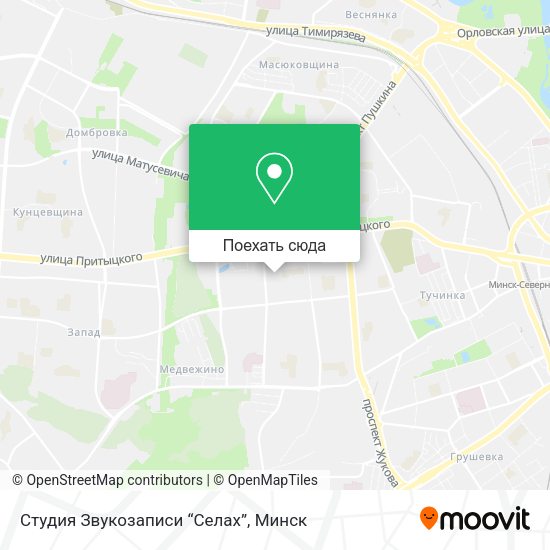 Карта Студия Звукозаписи “Селах”
