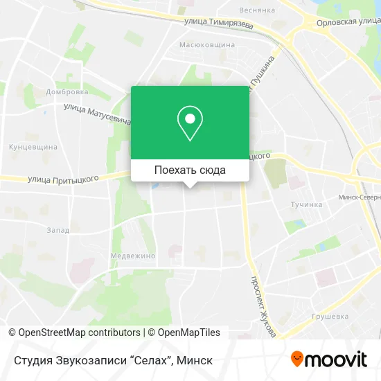 Карта Студия Звукозаписи “Селах”