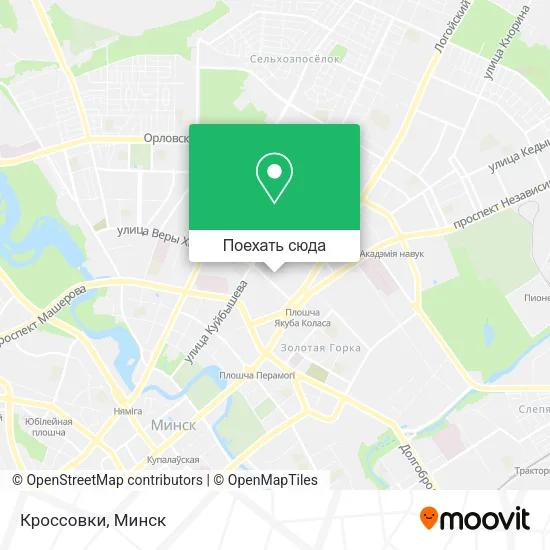 Карта Кроссовки