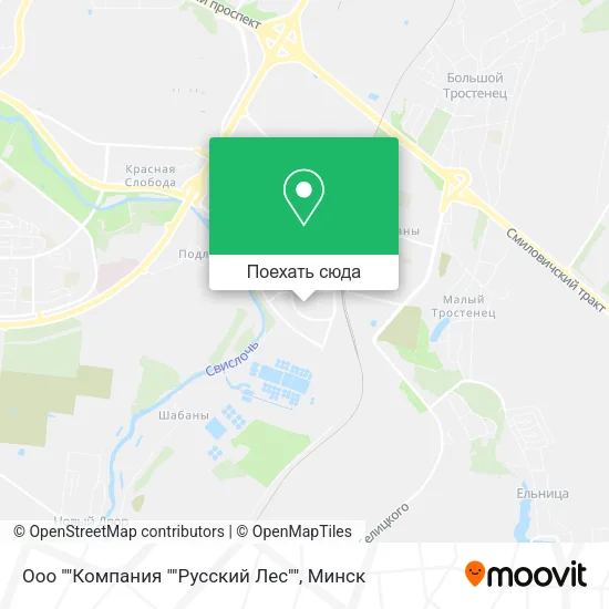 Карта Ооо ""Компания ""Русский Лес""