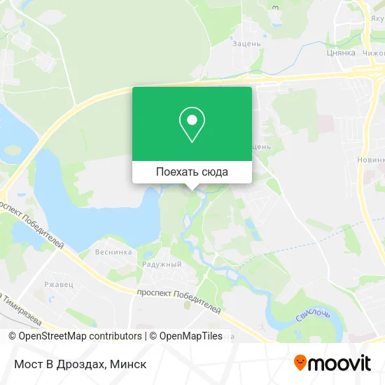 Карта Мост В Дроздах