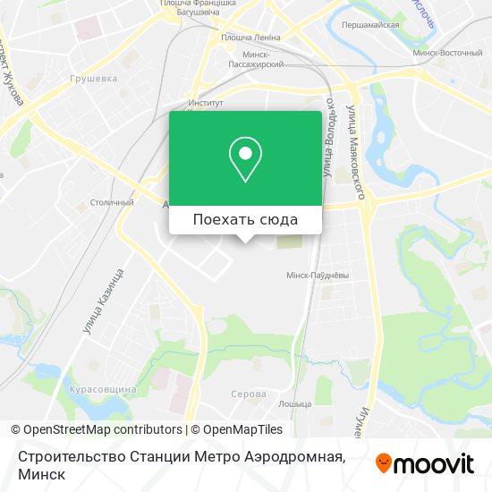 Карта Строительство Станции Метро Аэродромная