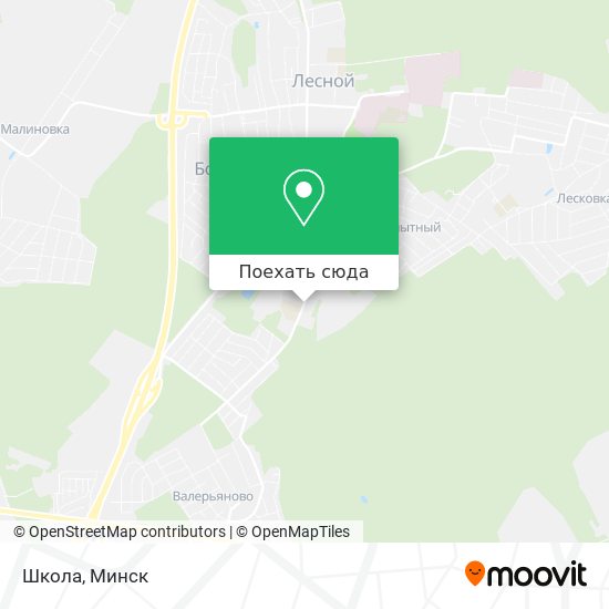 Карта Школа