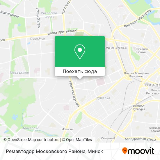 Карта Ремавтодор Московского Района