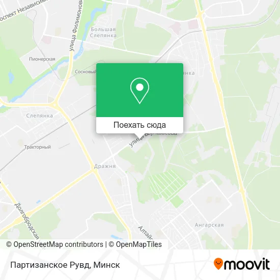 Карта Партизанское Рувд