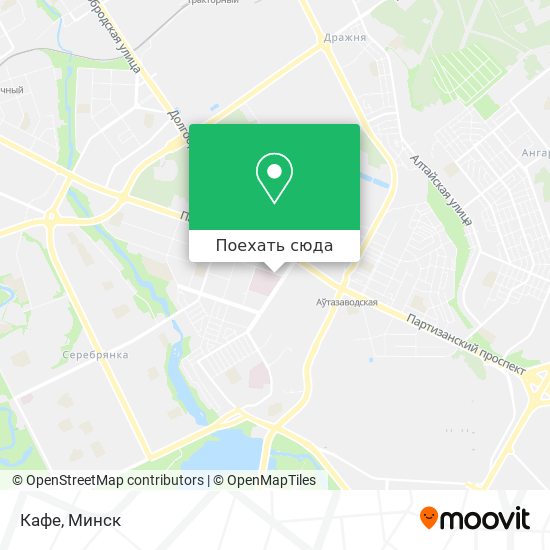 Карта Кафе