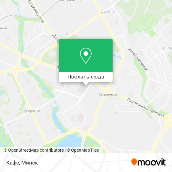 Карта Кафе