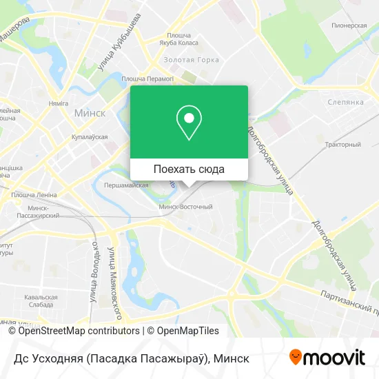 Карта Дс Усходняя (Пасадка Пасажыраў)