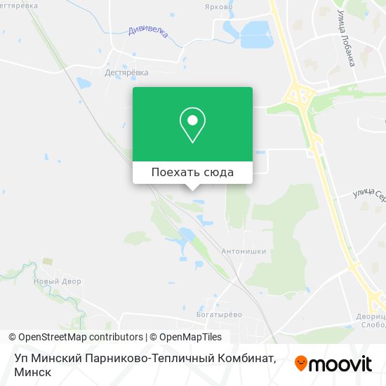 Карта Уп Минский Парниково-Тепличный Комбинат