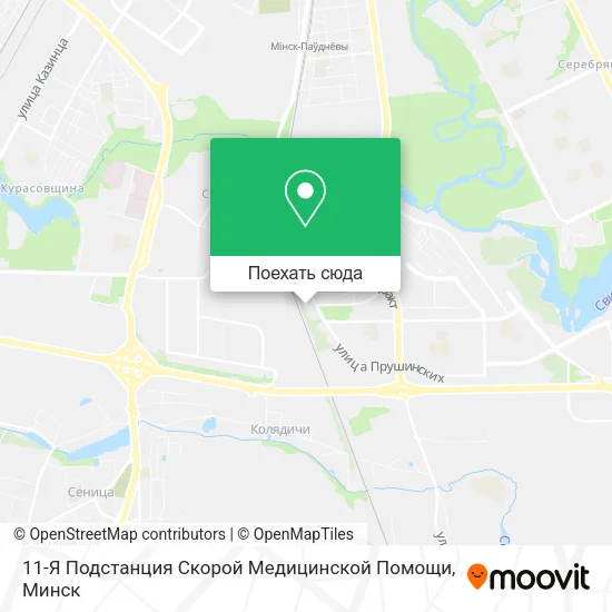 Карта 11-Я Подстанция Скорой Медицинской Помощи