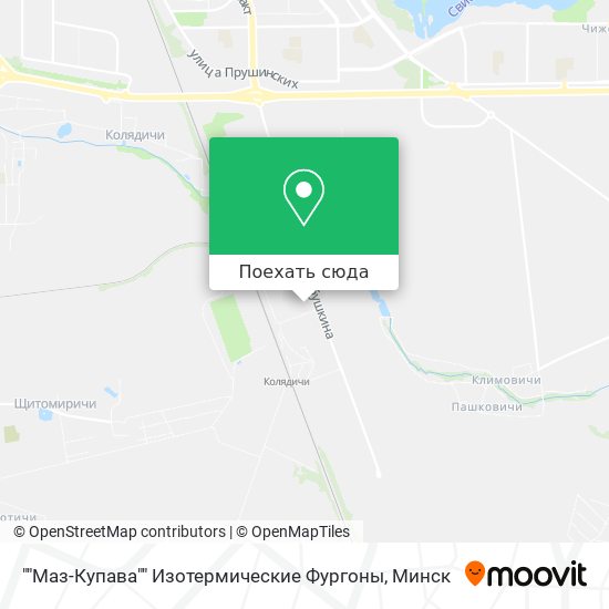 Карта ""Маз-Купава"" Изотермические Фургоны