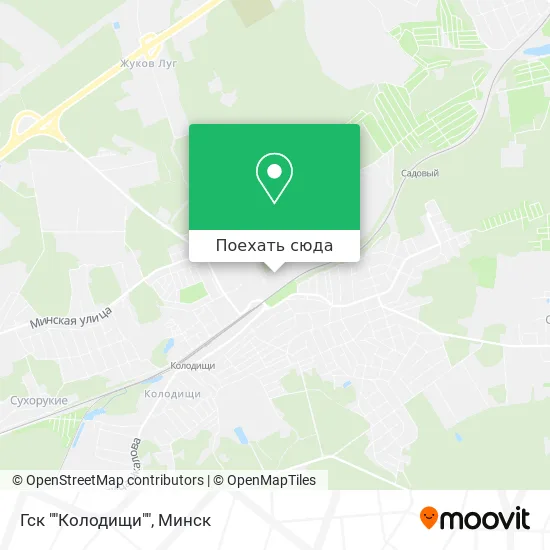 Карта Гск ""Колодищи""