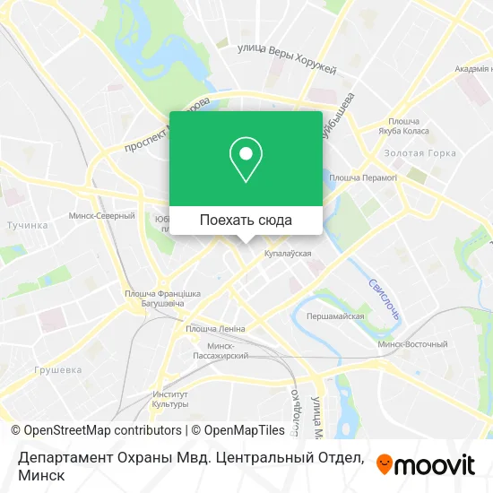 Карта Департамент Охраны Мвд. Центральный Отдел