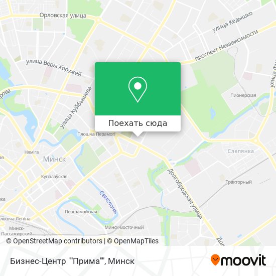 Карта Бизнес-Центр ""Прима""
