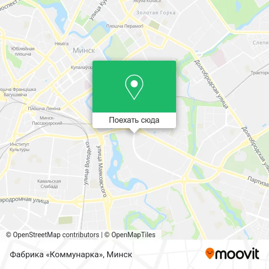 Карта Фабрика «Коммунарка»