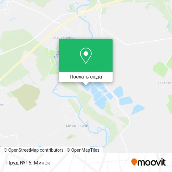 Карта Пруд №16