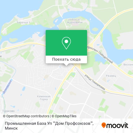 Карта Промышленная База Уп ""Дом Профсоюзов""
