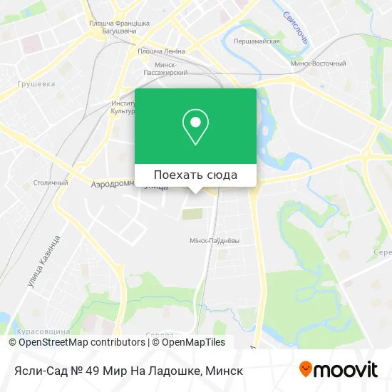 Карта Ясли-Сад № 49 Мир На Ладошке