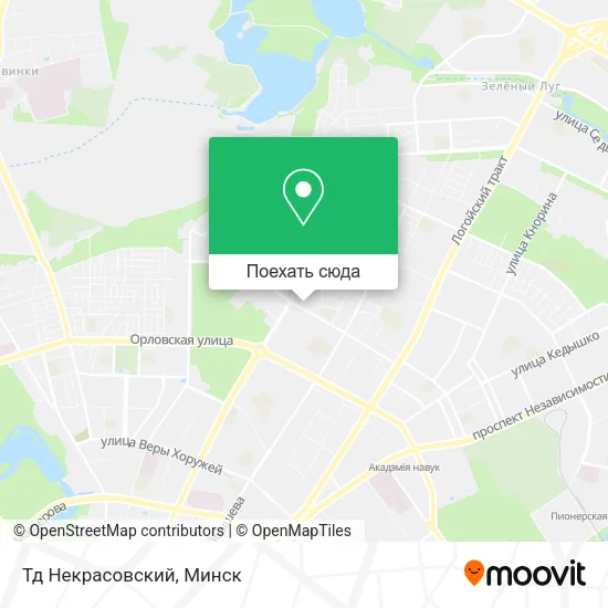 Карта Тд Некрасовский