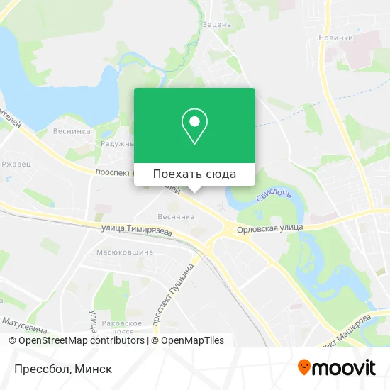 Карта Прессбол