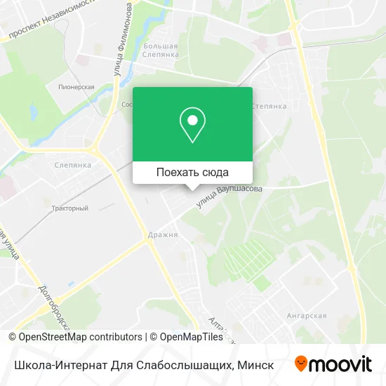 Карта Школа-Интернат Для Слабослышащих