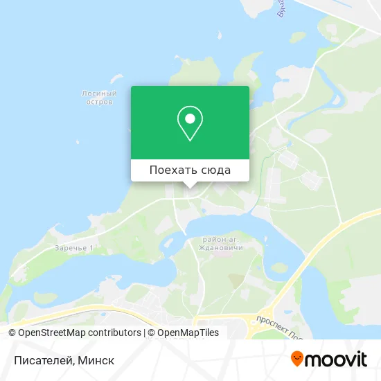 Карта Писателей