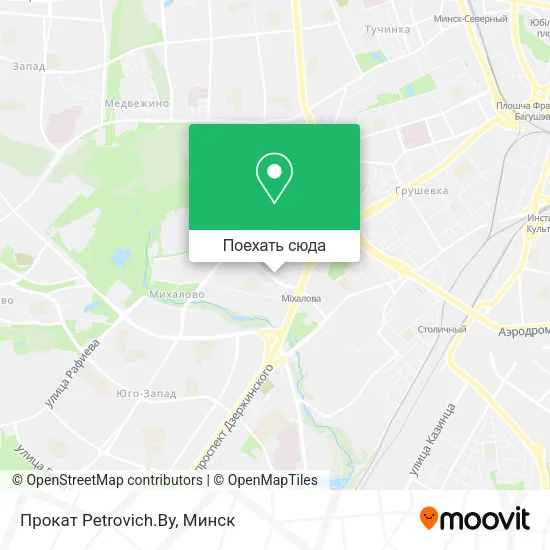 Карта Прокат Petrovich.By