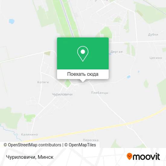 Карта Чуриловичи
