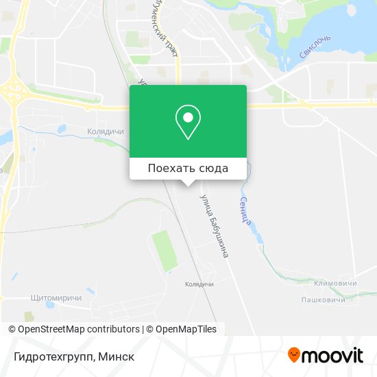 Карта Гидротехгрупп