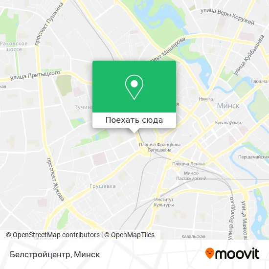 Карта Белстройцентр