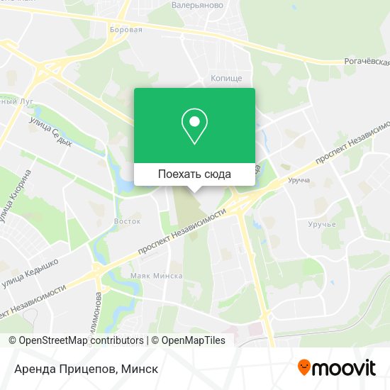Карта Аренда Прицепов