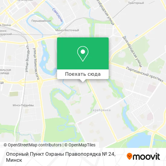 Карта Опорный Пункт Охраны Правопорядка № 24