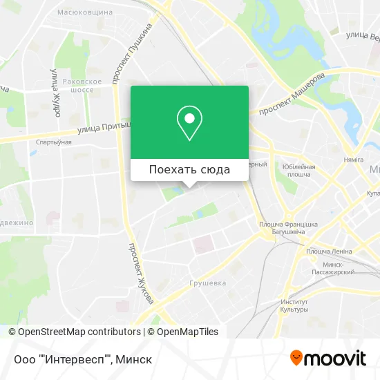 Карта Ооо ""Интервесп""