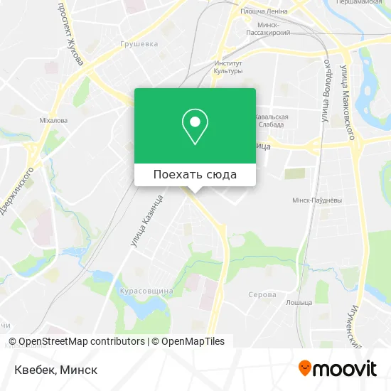 Карта Квебек