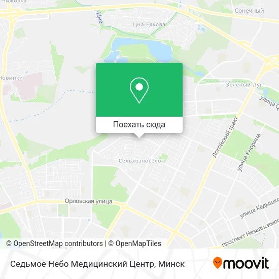 Карта Седьмое Небо Медицинский Центр