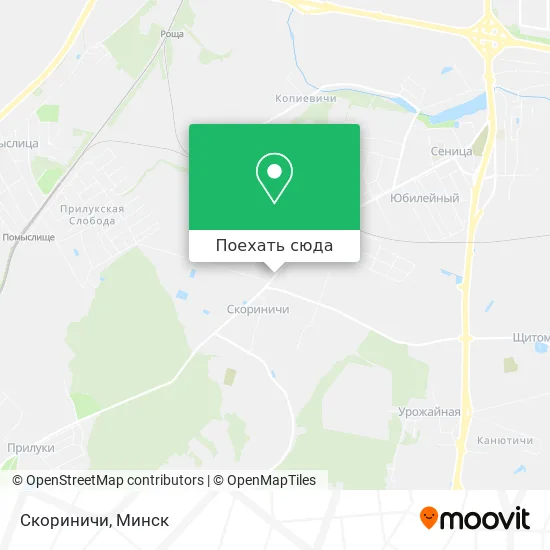 Карта Скориничи