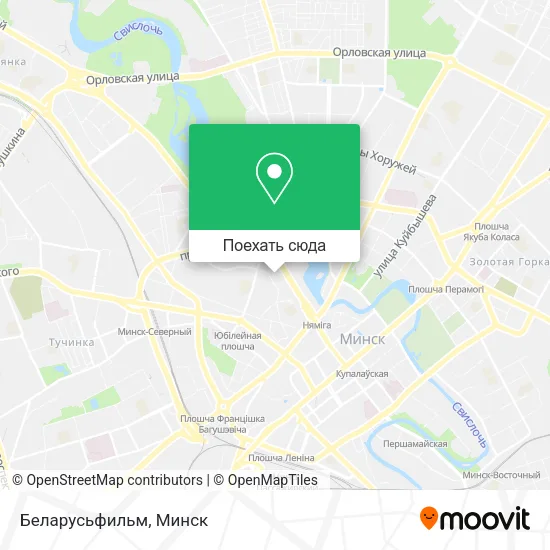 Карта Беларусьфильм