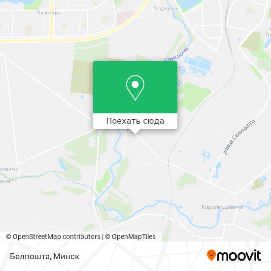 Карта Белпошта