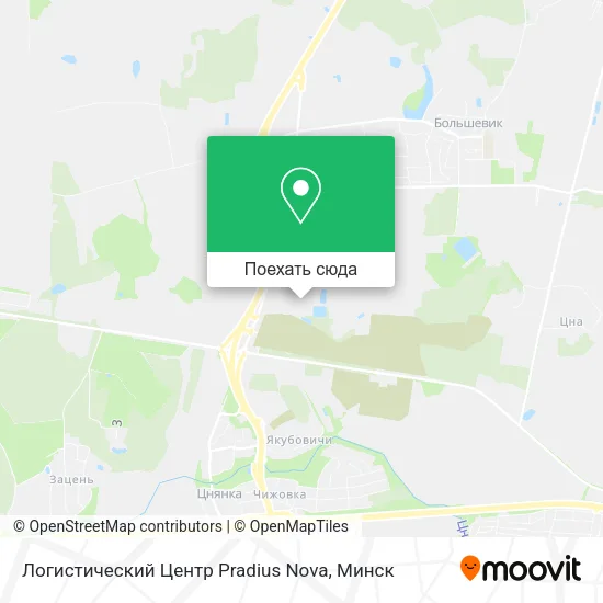 Карта Логистический Центр Pradius Nova