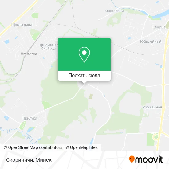 Карта Скориничи