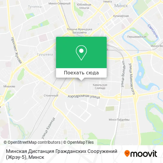 Карта Минская Дистанция Гражданских Сооружений (Жрэу-5)