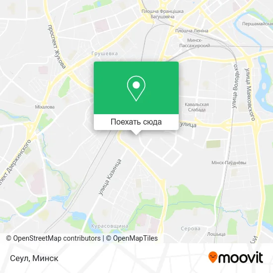 Карта Сеул