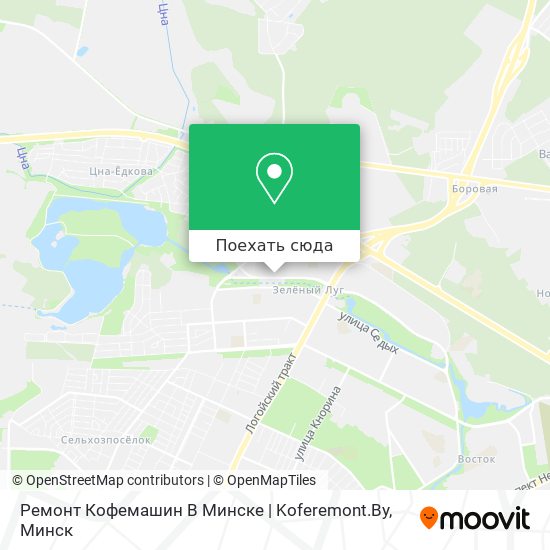 Карта Ремонт Кофемашин В Минске | Koferemont.By