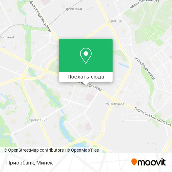 Карта Приорбанк