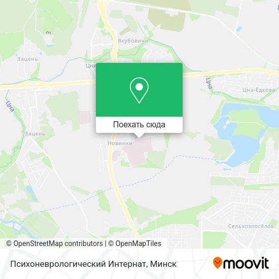 Карта Психоневрологический Интернат