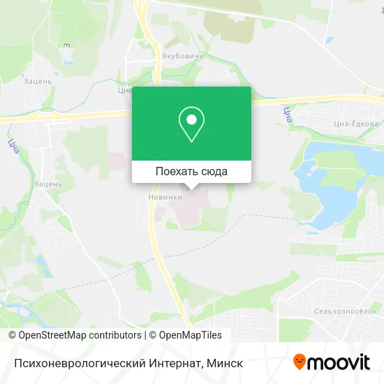 Карта Психоневрологический Интернат