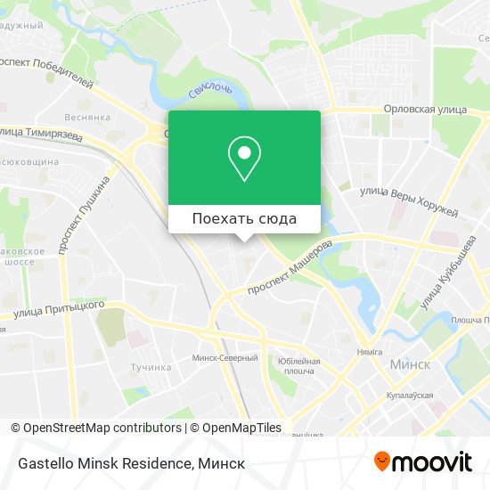 Карта Gastello Minsk Residence